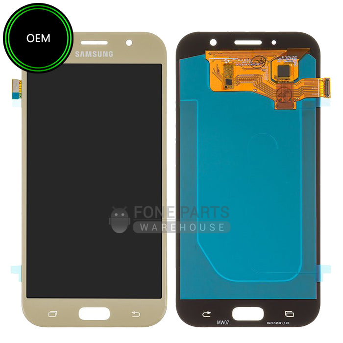 Galaxy A710 LCD Screen Digitizer Assembly OEM [Gold]