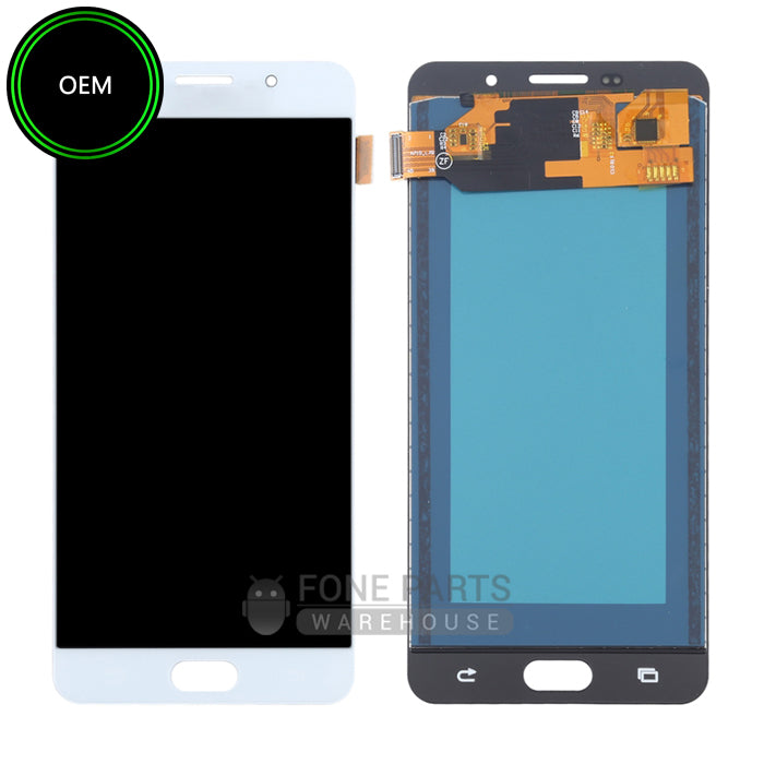 Galaxy A710 LCD Screen Digitizer Assembly OEM [White]