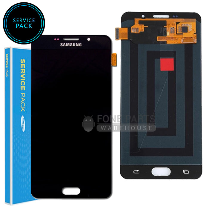 Galaxy A710 LCD Screen With Touch Digitizer Assembly (Genuine Service Pack) [Black]