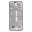 For Galaxy A73-5G (A736) LCD Screen With Touch Digitizer Assembly and Frame (Genuine Service Pack) [White]