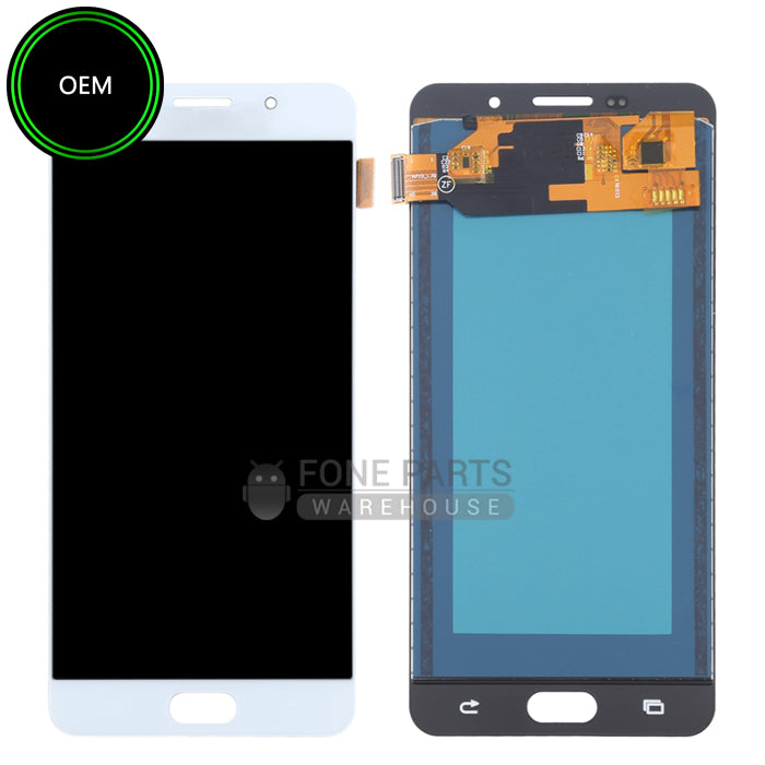 For Galaxy A8-2016 (A-810) Replacement LCD Screen Digitizer Assembly [OEM] [White]