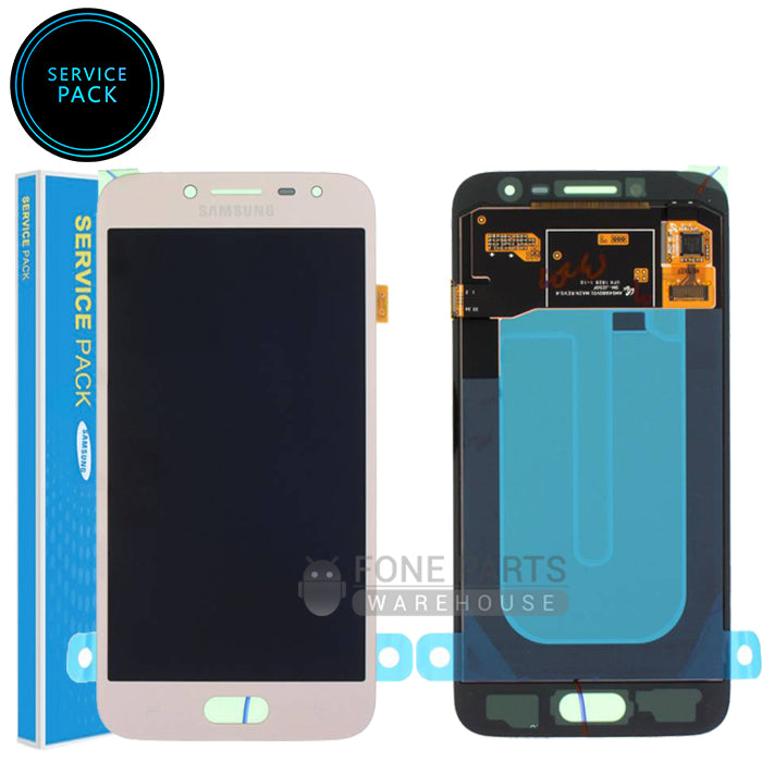 For Galaxy J2 Pro (J250) LCD Screen With Touch Digitizer Assembly (Genuine Service Pack) [Gold]