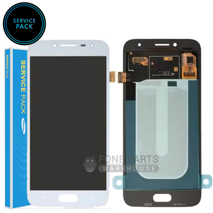 For Galaxy J2 Pro (J250) LCD Screen With Touch Digitizer Assembly (Genuine Service Pack) [Silver]