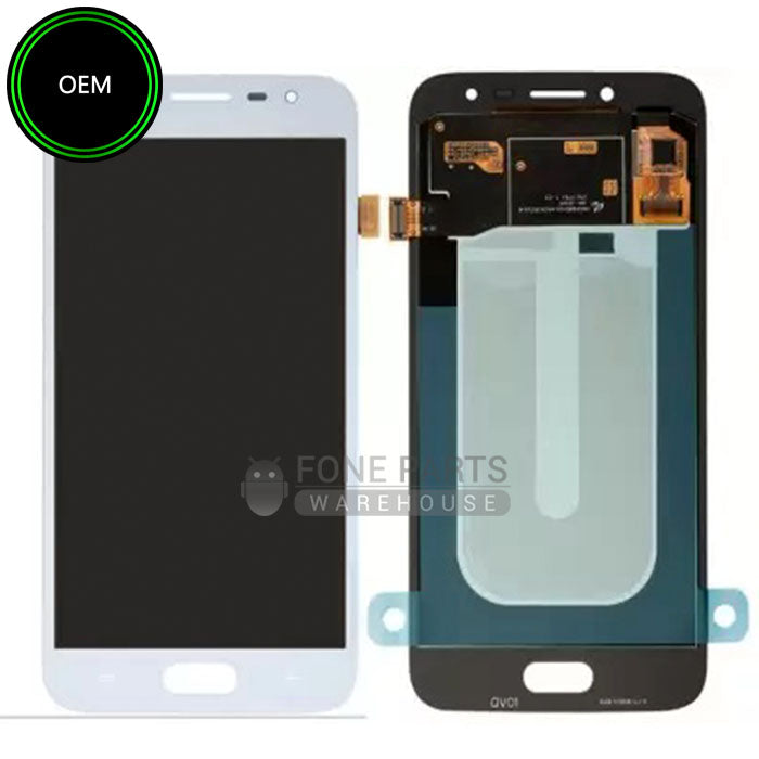 For Galaxy J2 Pro (J250) Replacement LCD Screen Digitizer Assembly [OEM] [Silver]