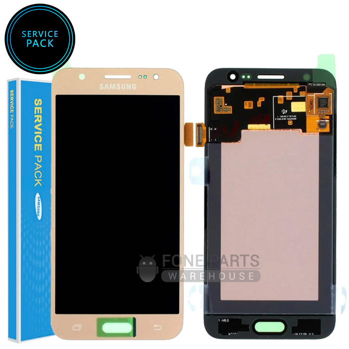 For Galaxy J5 (J500) LCD Screen With Touch Digitizer Assembly (Genuine Service Pack) [Gold]