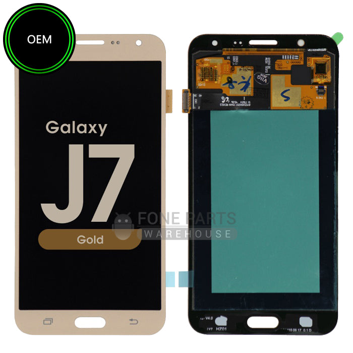 For Galaxy J700 LCD Screen Digitizer Assembly [OEM] [Gold]