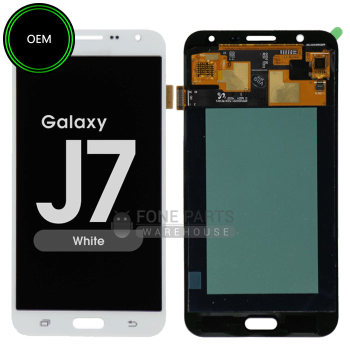 For Galaxy J700 LCD Screen Digitizer Assembly [OEM] [White]