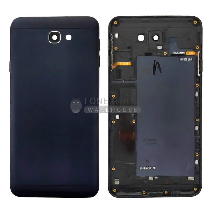 For Galaxy J7 Prime (G610) Replacement Battery Back Cover Housing [Black]