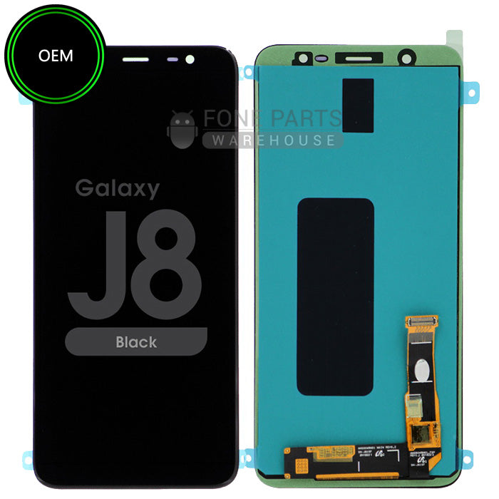 For Galaxy J8-2018 (J-810) Replacement LCD Screen Digitizer Assembly [OEM] [Black]