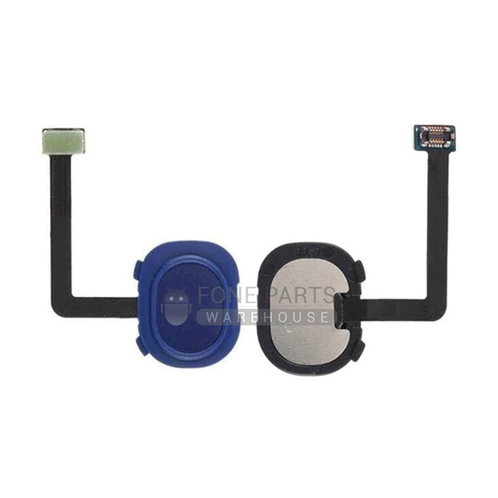 For Galaxy M01 (SM-M015) Fingerprint Sensor Flex Cable With Touch ID [Blue]