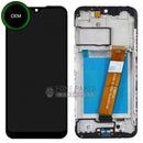 For Galaxy M01s (SM-M017) LCD Screen With Touch Digitizer Assembly and Frame (OEM)