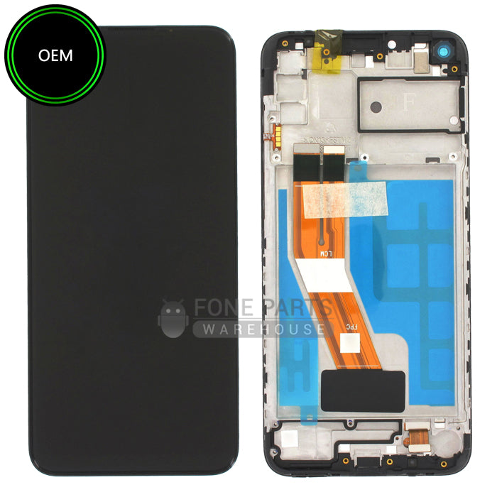 For Galaxy M11 (SM-M115) LCD Screen With Touch Digitizer Assembly and Frame (OEM)