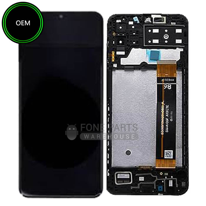 For Galaxy M13 4G (SM-M135) LCD Screen With Touch Digitizer Assembly and Frame (OEM)