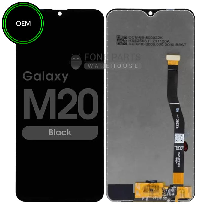 For Galaxy M20 (M205) LCD Screen With Touch Digitizer Assembly Without Frame (OEM)