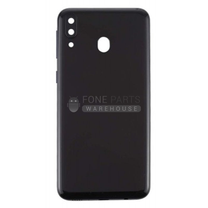 For Galaxy M20 (SM-M205) Replacement Battery Back Cover [Charcoal Black]