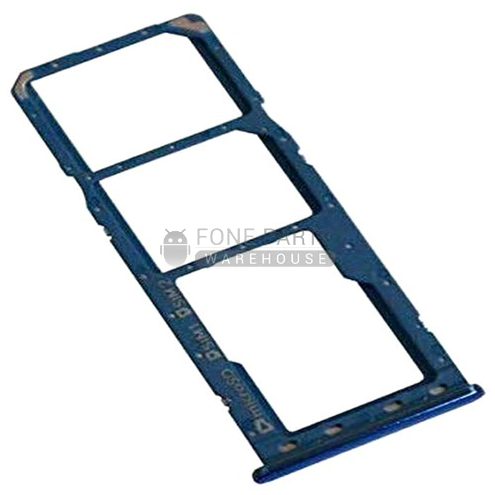 For Galaxy M20 (SM-M205) Replacement Sim card Tray [Ocean Blue]