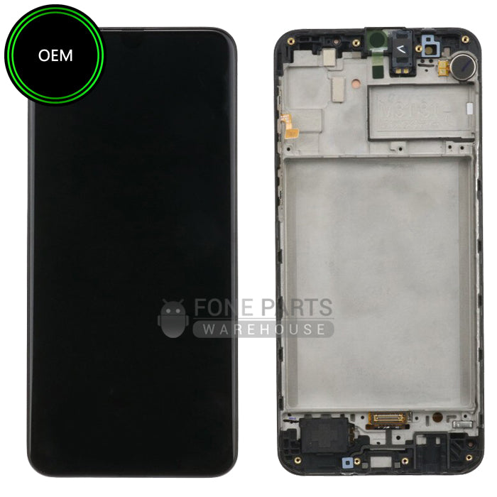 For Galaxy M21s (SM-F415) LCD Screen With Touch Digitizer Assembly and Frame (OEM)