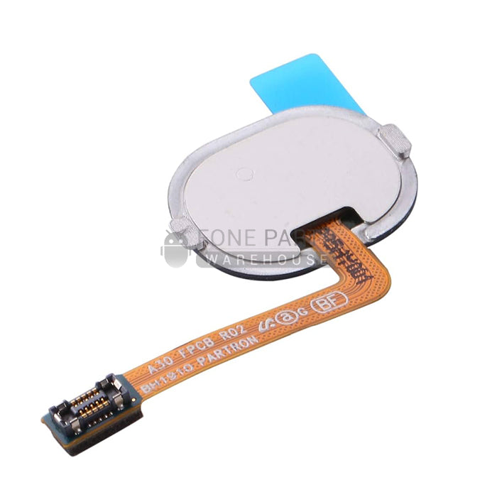 Galaxy M30 (SM-M305) Fingerprint Sensor Flex Cable With Touch ID [White]