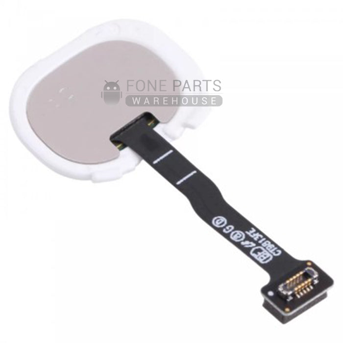 Galaxy M30s (SM-M307) Fingerprint Sensor Flex Cable With Touch ID [Pearl White]