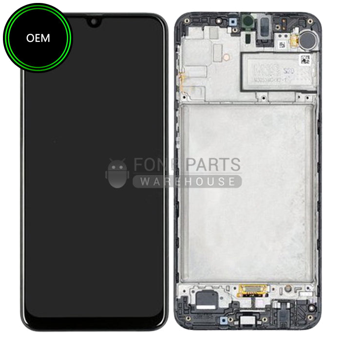 Galaxy M30s (SM-M307) LCD Screen With Touch Digitizer Assembly and Frame (OEM)