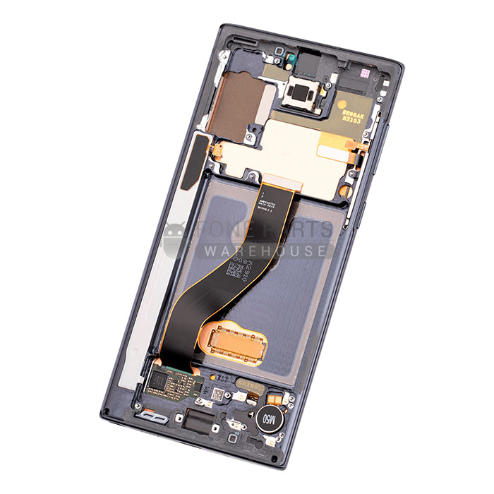 Galaxy Note 10 LCD Screen With Touch Digitizer and Frame (Refurbished) [Aura Black]