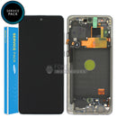 For Galaxy Note 10 Lite LCD Screen With Touch Digitizer Assembly and Frame [Silver](Genuine Service Pack)