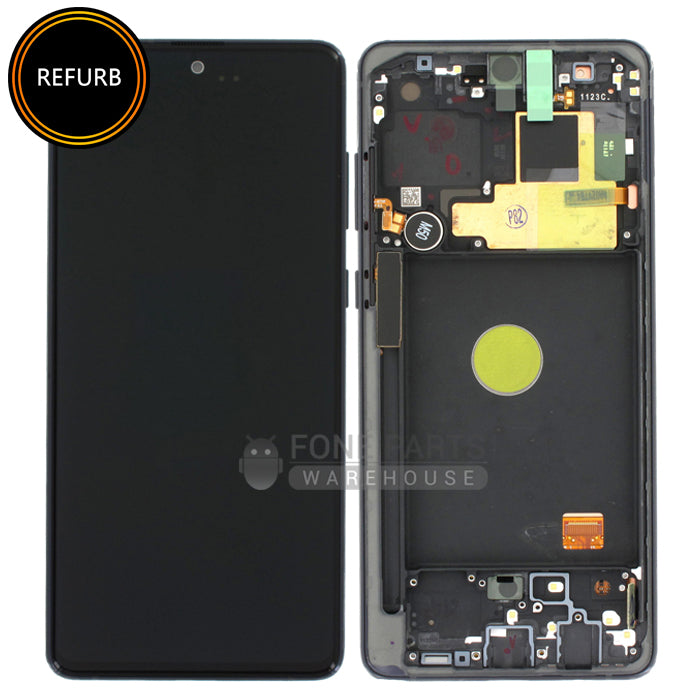 For Galaxy Note 10 Lite LCD Screen With Touch Digitizer Assembly and Frame (AMOLED -Refurbish)