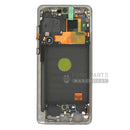 For Galaxy Note 10 Lite LCD Screen With Touch Digitizer Assembly and Frame [Silver](Genuine Service Pack)