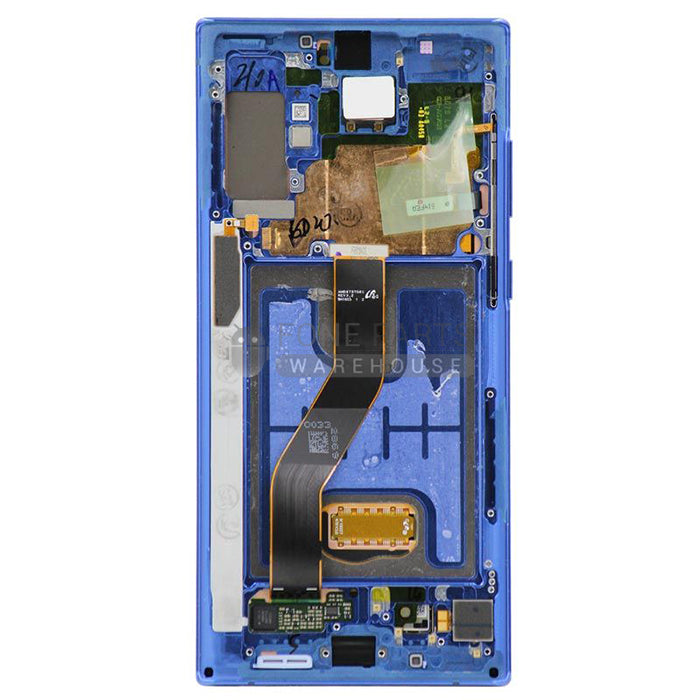 Galaxy Note 10 Plus LCD Screen Digitizer Assembly Refurbished with Frame [Aura Blue]