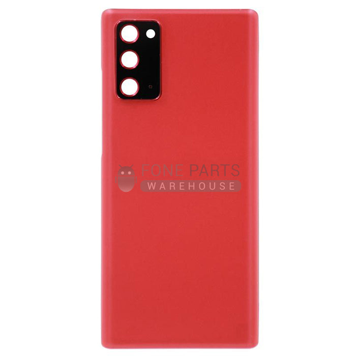 For Galaxy Note 20 (N980/N981) Back Cover with Camera Lens [Mystic Red]