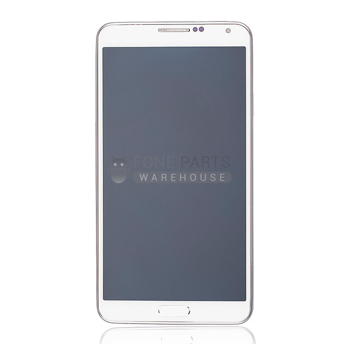 Galaxy Note 3 (N9000 / N9005) LCD Screen With Touch Digitizer Assembly and Frame (Refurbish-Original) [White]