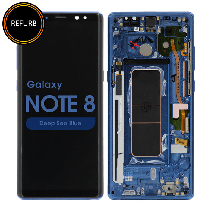 Galaxy Note 8 LCD Screen Digitizer Assembly With Frame Refurbish [Blue]