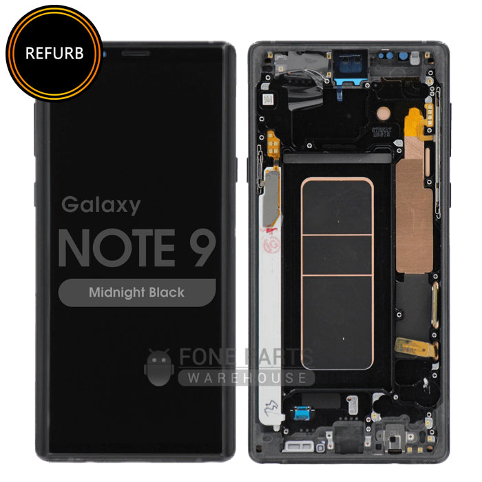 Galaxy Note 9 LCD Screen Digitizer Assembly With Frame Refurbish [Black]