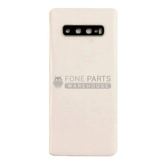 For Galaxy S10 (G973) Battery Back Cover With Lens [Ceramic White]