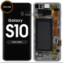 For Galaxy S10 (G973) LCD Screen and Touch Digitizer with Frame Assembly ( Pulled Out) [Prism White]