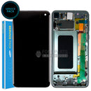 For Galaxy S10e (G970) LCD Screen With Touch Digitizer and Frame (Genuine Service Pack) [Prism Green]