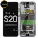 For Galaxy S20/S20 5G (SM-G980/G981) Replacement LCD Screen with Touch Digitizer and Frame (Pulled Out) [Cosmic Grey]