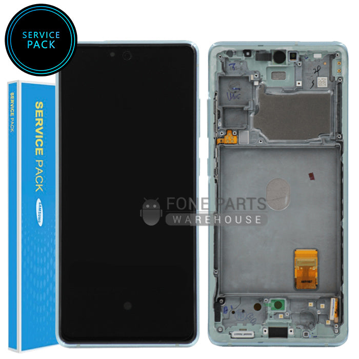 Galaxy S20FE/S20FE 5G (SM-G780 / G781) LCD Screen With Touch Digitizer and Frame (Genuine Service Pack) [Cloud Mint]