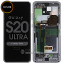 For Galaxy S20 Ultra / S20 Ultra 5G (SM-G988) LCD Screen Digitizer With Frame ( Pulled Out )[Cosmic Grey]
