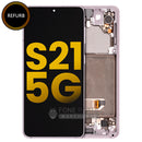 For Galaxy S21 5G (SM-G991) LCD Screen Digitizer With Frame Pulled Out [Phantom Violet]