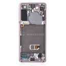 For Galaxy S21 5G (SM-G991) LCD Screen Digitizer With Frame Pulled Out [Phantom Violet]