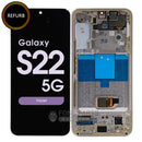 Galaxy S22 5G (SM-S901) LCD Screen Digitizer With Frame Refurbished [Violet]