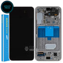 Galaxy S22 5G (SM-S901) LCD Screen With Touch Digitizer and Frame (Genuine Service Pack) [White]