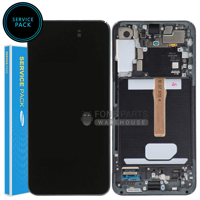 Galaxy S22 Plus 5G (SM-S906) LCD Screen With Touch Digitizer and Frame (Genuine Service Pack) [Phantom Black]