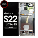 Galaxy S22 ULTRA 5G (SM-S908) LCD Screen With Touch Digitizer and Frame (Grade A) [White]