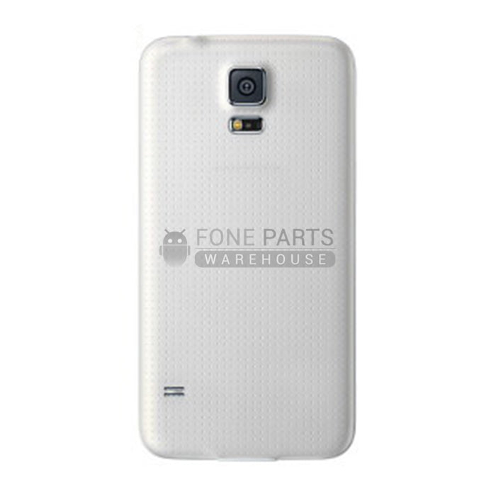 For Galaxy S5 Replacement Battery Back Cover [White]