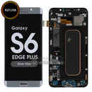 For Galaxy S6 Edge Plus (G928) Replacement LCD Screen With Touch Digitizer Assembly and Frame (Refurbish-Original) [Grey / Silver]