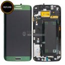 For Galaxy S6 Edge (G925) LCD Screen With Touch Digitizer Assembly and Frame (Refurbish-Original) [Green]