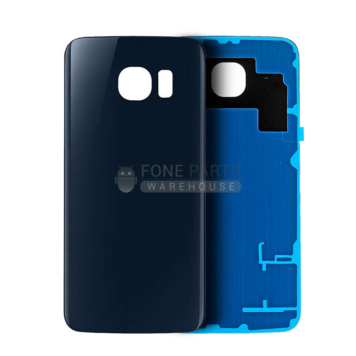 For Galaxy S6 (G920) Replacement Battery Back Cover [Sapphire Black / Dark Blue]