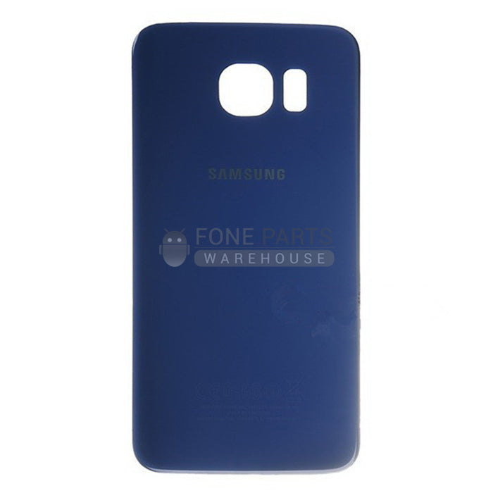 For Galaxy S6 (G920) Replacement Battery Back Cover [Sapphire Black / Dark Blue]